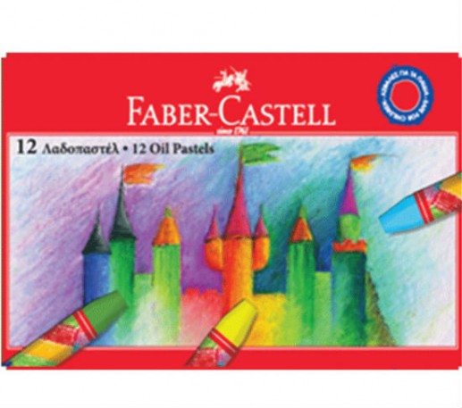 Λαδοπαστέλ Faber Castell 12 χρωμάτων 